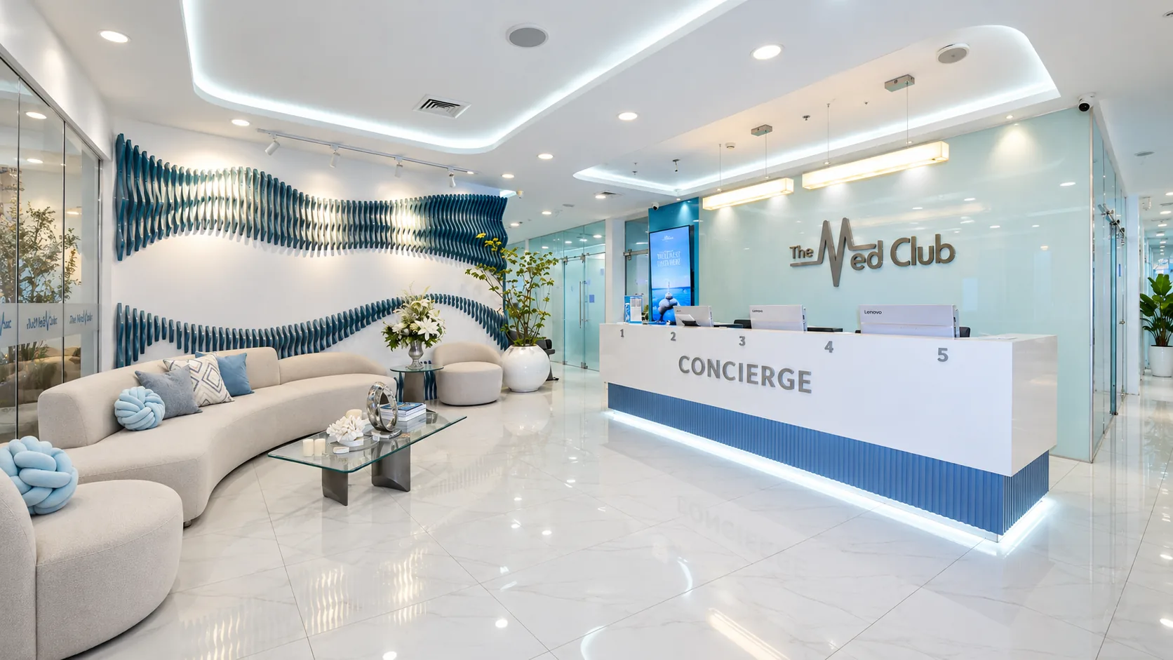 The Med Club concierge lounge, Level 4, Ayala Malls Vertis North